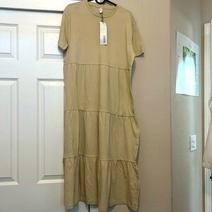 NWT KOTN Babydoll Midi Dress size M